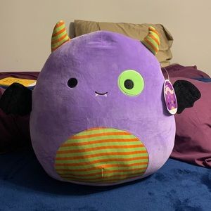 2021 Squishmallow Blaze 16” purple Monster with bay wings